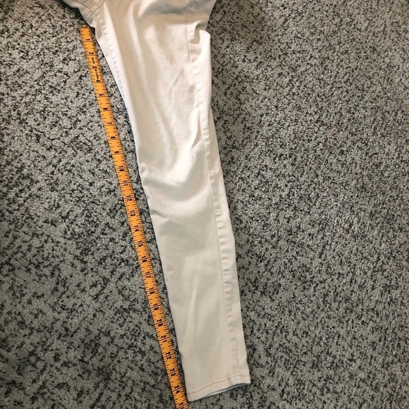 American Eagle Cream Colored Jeggings Size 8 - Picture 11 of 12